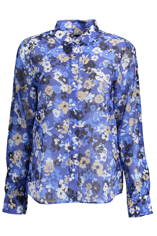 Gant Womens Long Sleeve Shirt Blue