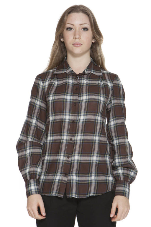 Gant Womens Long Sleeve Shirt Brown