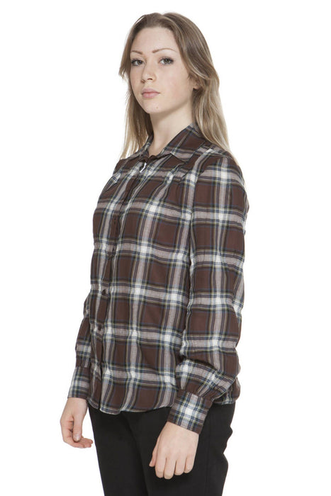 Gant Womens Long Sleeve Shirt Brown
