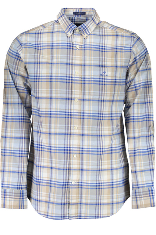 Gant Mens Long Sleeve Shirt Light Blue