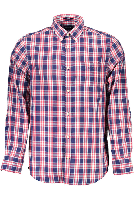 Gant Mens Long Sleeve Shirt Blue