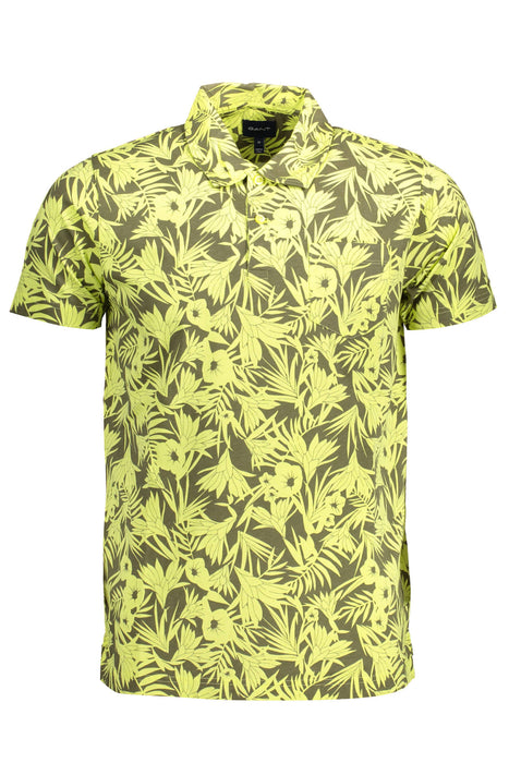 Gant Mens Short Sleeve Yellow Polo Shirt