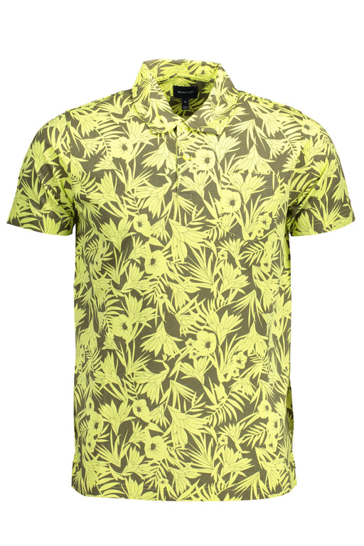 Gant Mens Short Sleeve Yellow Polo Shirt