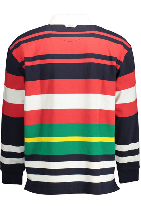 Gant Long Sleeve Polo Men Blue