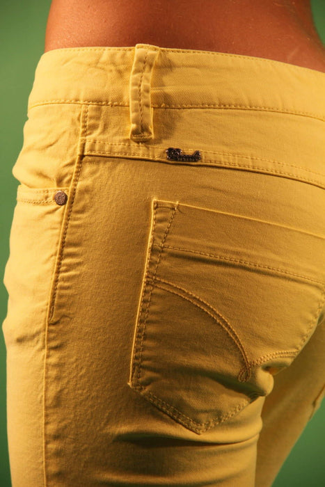 Gaudì Yellow Womens Trousers