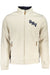 Gian Marco Venturi Mens White Zip Sweatshirt