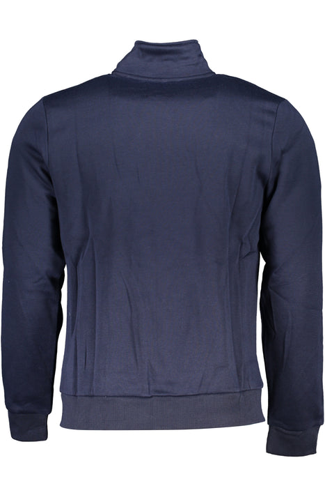Gian Marco Venturi Mens Blue Zip Sweatshirt