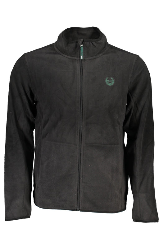 Gian Marco Venturi Mens Black Zip Sweatshirt