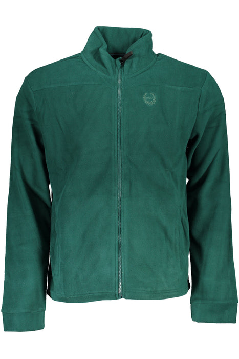 Gian Marco Venturi Mens Green Zip Sweatshirt