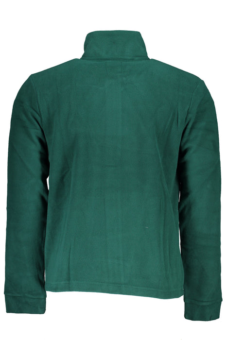 Gian Marco Venturi Mens Green Zip Sweatshirt