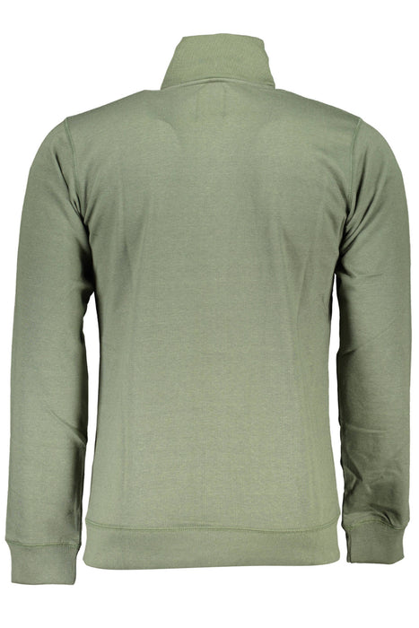 Gian Marco Venturi Mens Zip-Up Sweatshirt Green