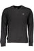 Gian Marco Venturi Mens Black Zip-Less Sweatshirt