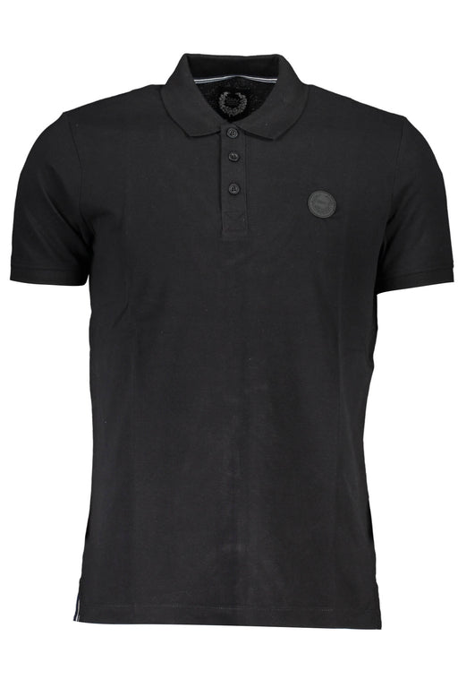 Gian Marco Venturi Mens Short Sleeve Polo Black