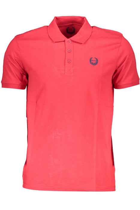 Gian Marco Venturi Mens Short Sleeve Polo Shirt Red
