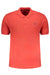Gian Marco Venturi Mens Red Short Sleeved Polo Shirt