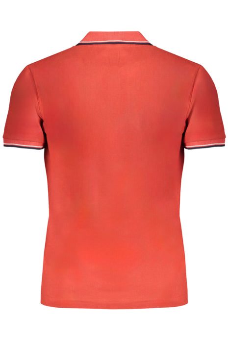 Gian Marco Venturi Mens Red Short Sleeved Polo Shirt