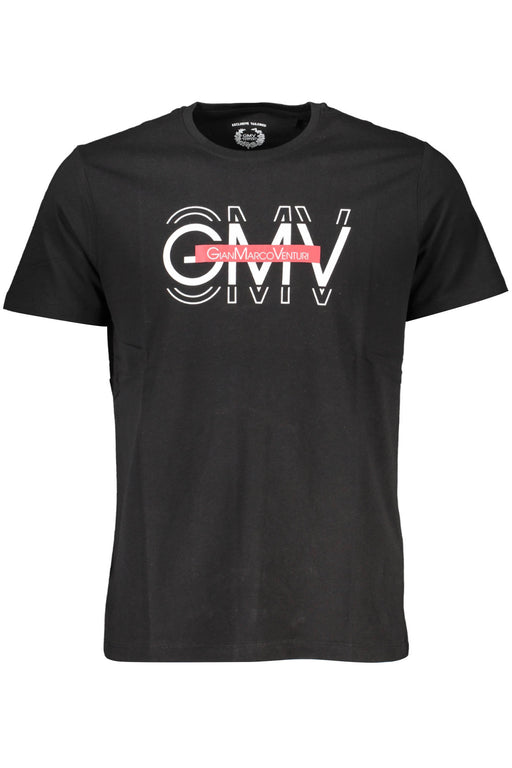 Gian Marco Venturi Black Man Short Sleeve T-Shirt