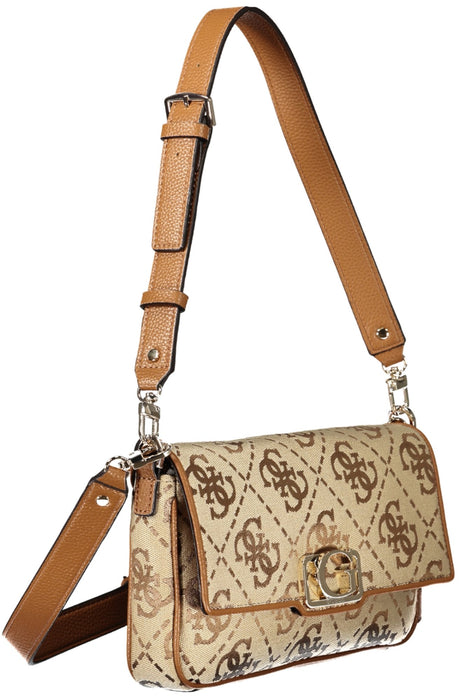 Guess Jeans Womens Bag Beige