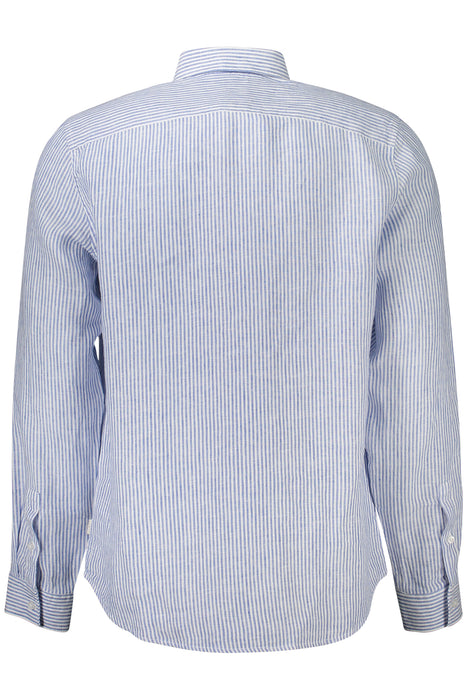 Guess Jeans Long Sleeve Shirt Men Blue