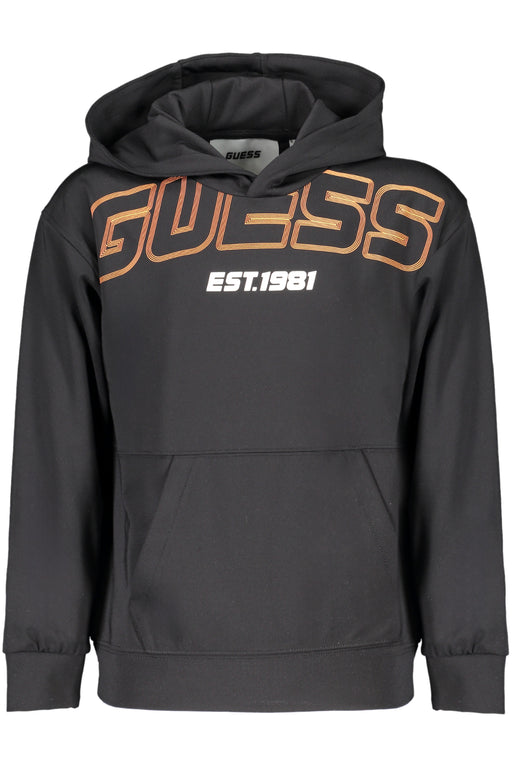 Guess Jeans Sweatshirt Without Zip For Kids Black