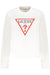 Guess Jeans Womens White Zip-Up Sweatshirt