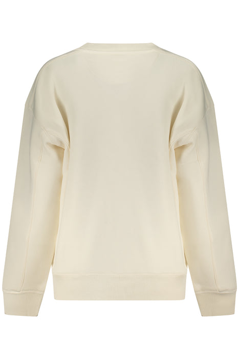 Guess Jeans Womens White Zip-Up Sweatshirt