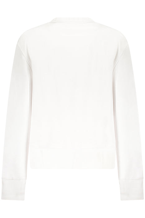 Guess Jeans Womens White Zip-Up Sweatshirt