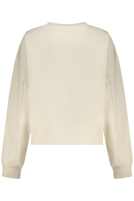 Guess Jeans Womens White Zip-Up Sweatshirt