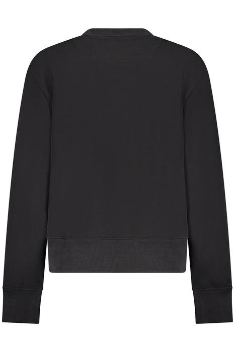 Guess Jeans Womens Black Zip-Up Sweatshirt