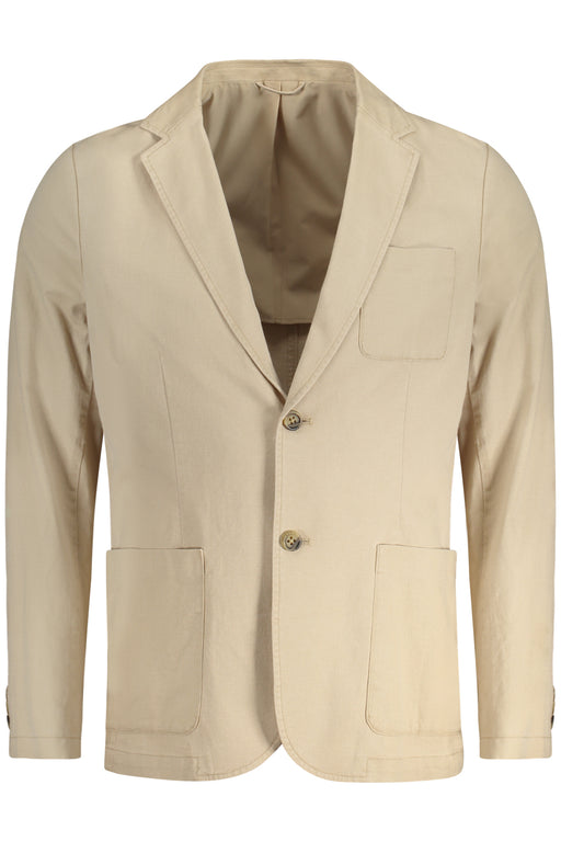 Guess Jeans Classic Jacket Men Beige