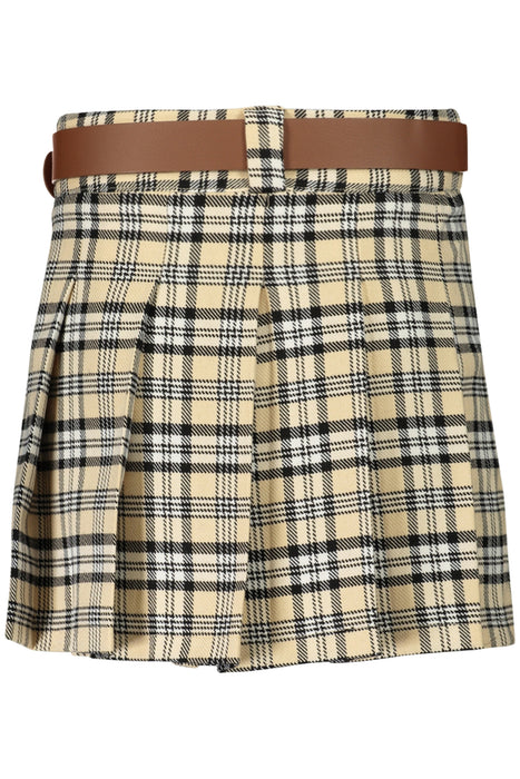 Guess Jeans Short Skirt Girl Beige