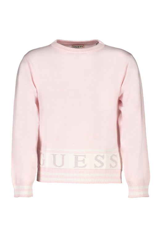 Guess Jeans Pink Girl Sweater