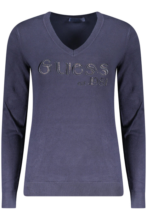 Guess Jeans Womens Blue Sweater
