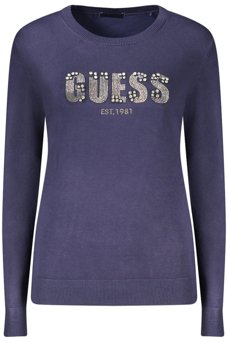 Guess Jeans Womens Blue Sweater