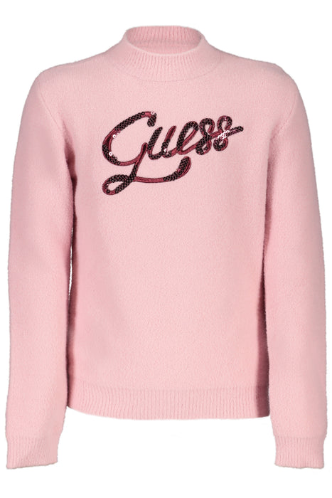 Guess Jeans Pink Sweater For Girls