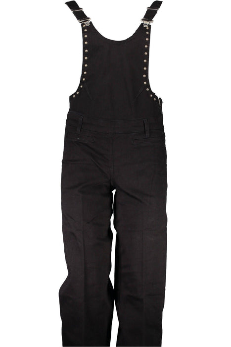 Guess Jeans Womens Black Dungarees Trousers