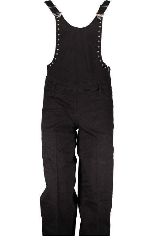 Guess Jeans Womens Black Dungarees Trousers