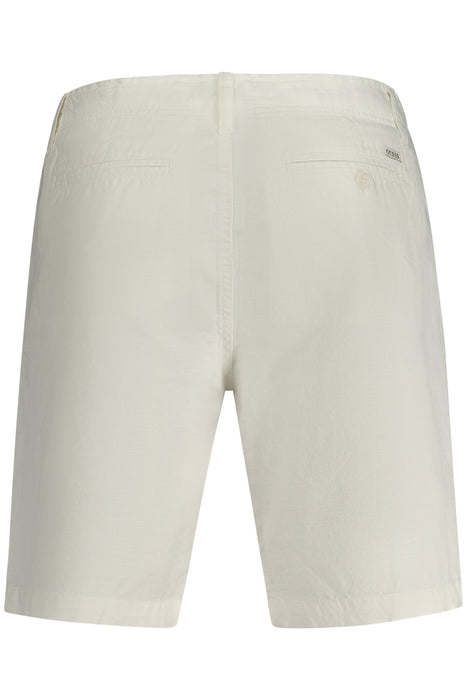 Guess Jeans Mens Bermuda Pants White