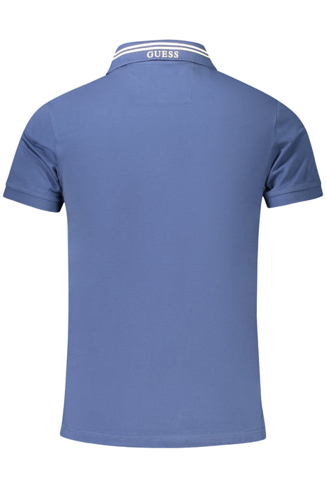 Guess Jeans Polo Short Sleeve Men Blue