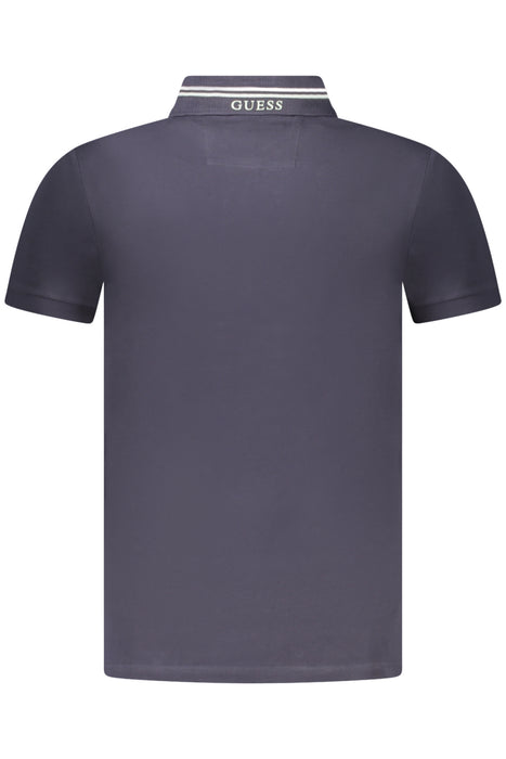 Guess Jeans Polo Short Sleeve Men Blue