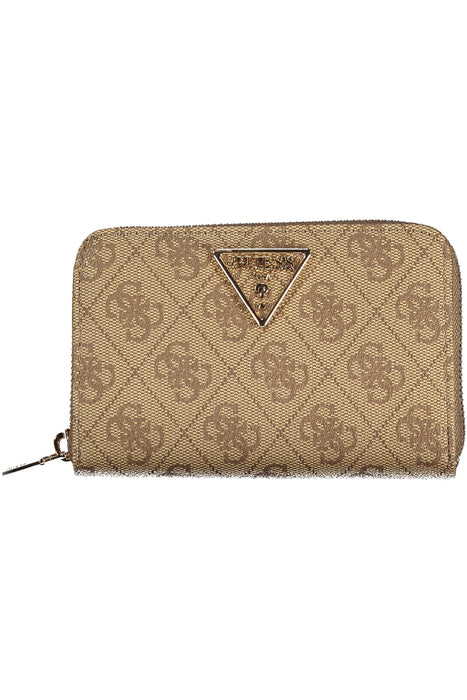 Guess Jeans Womens Beige Wallet