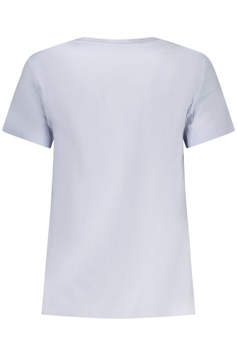 Guess Jeans Womens Short-Sleeved T-Shirt, Blue