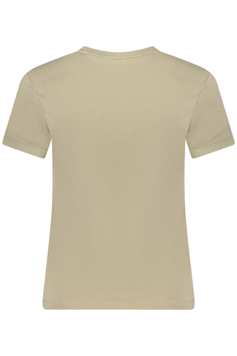 Guess Jeans Beige Womens Short Sleeve T-Shirt