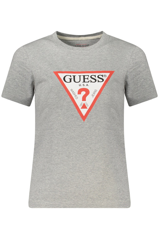 Guess Jeans Short Sleeve T-Shirt Women Grey