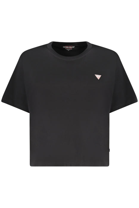 Guess Jeans Womens Short-Sleeved T-Shirt Black