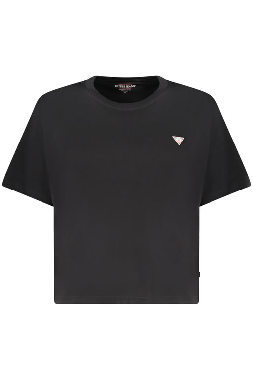 Guess Jeans Womens Short-Sleeved T-Shirt Black