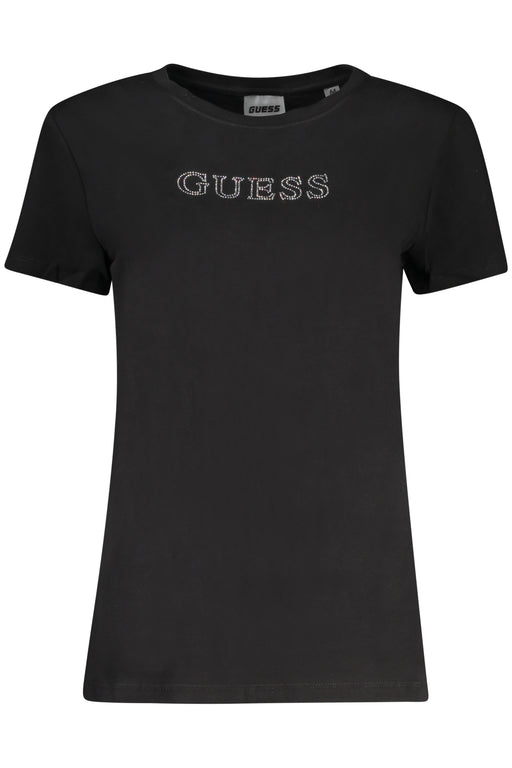 Guess Jeans Short Sleeve T-Shirt Women Black