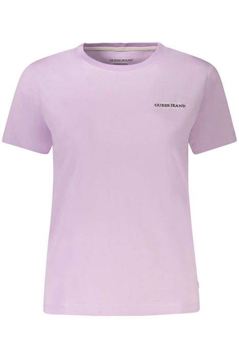 Guess Jeans Womens Short Sleeve T-Shirt Purple