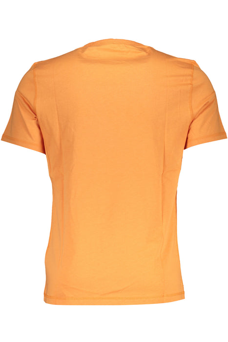 Guess Jeans Mens Short Sleeve T-Shirt Orange