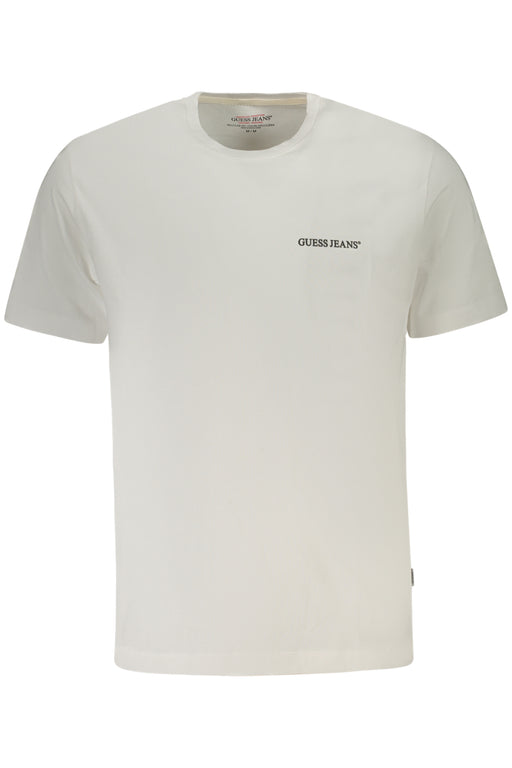 Guess Jeans Mens Short-Sleeved T-Shirt White